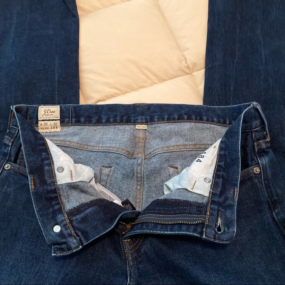 J Crew 484 Extra Slim Stretch Jeans 33X32 - Picture 7 of 10